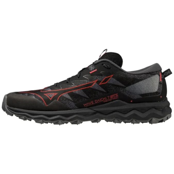 MIZUNO WAVE DAICHI G-TX- NERO/ROSSO -J1GJ225601