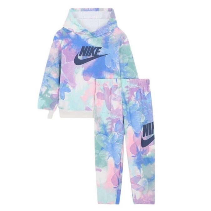 NIKE COMPLETO SCI-DYE - AZZURRO/ROSA - 36L123-BGZ