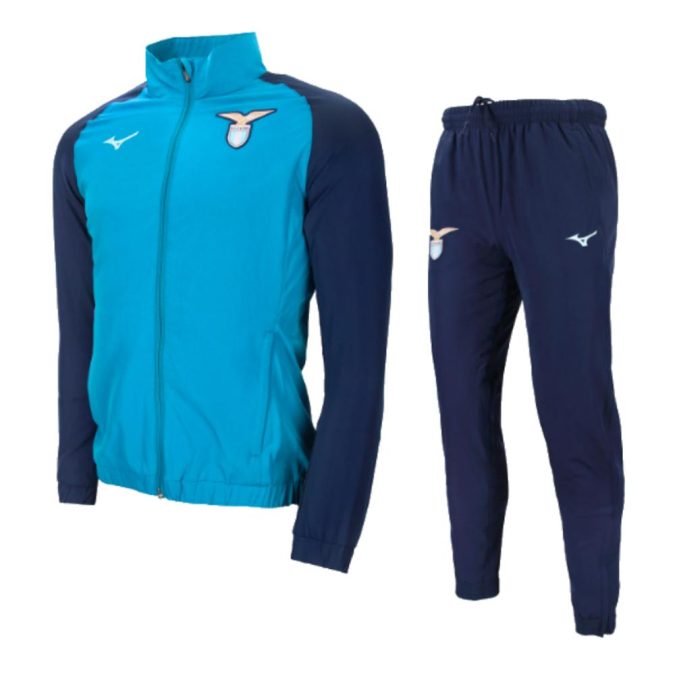 MIZUNO TUTA LAZIO   - CELESTE - P2GGBX0135