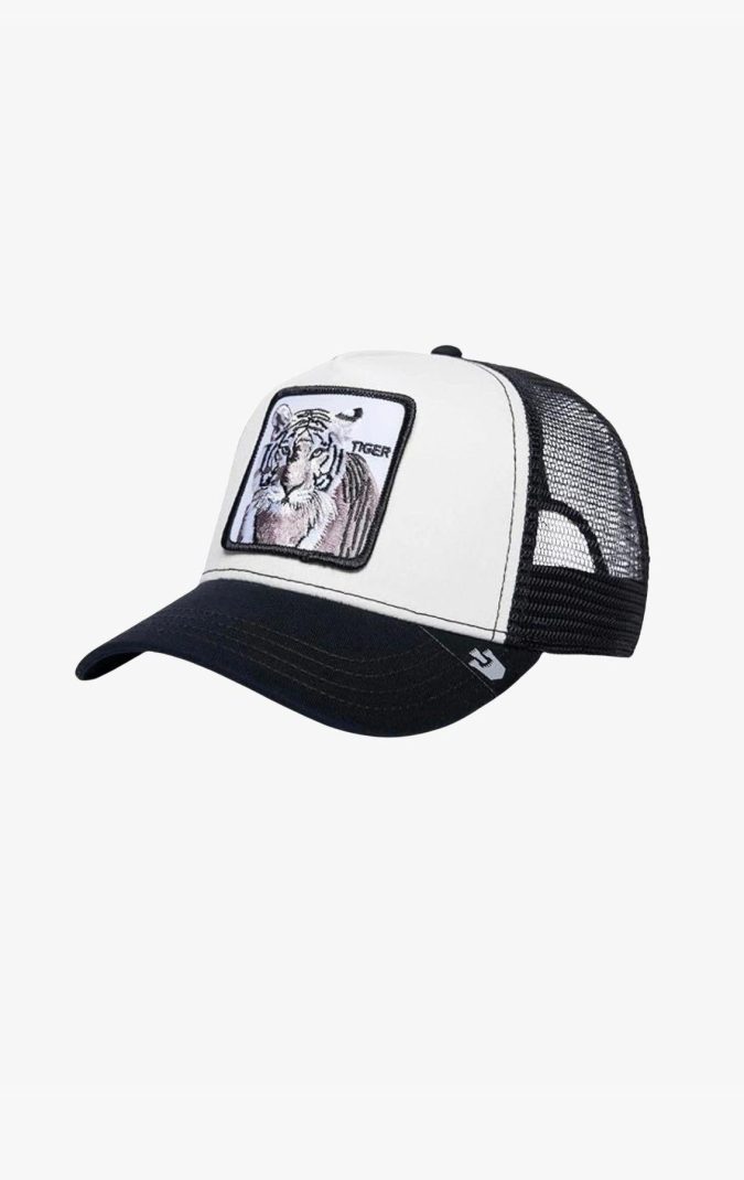 GOORIN BROS CAPPELLO TIGER - BIANCO/NERO - 101-0392-BKW